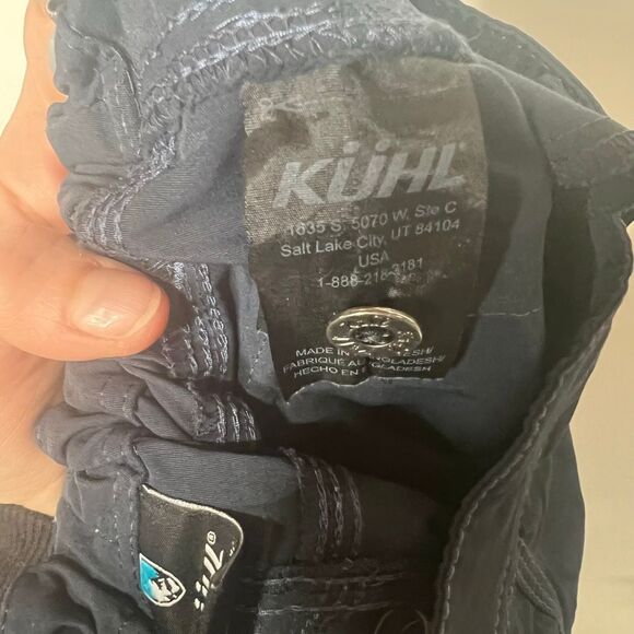Kuhl Navy Blue Boys Pants Sz 12 Adjustable Waist Nylon Elastane - Picture 9 of 11